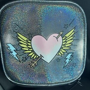 Holographic Heart and Wings Lunchbox